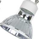 OHLECTRIC MR16 Halogen Reflector Bulb, GU10 Base (3-Pack) 35 Watt, 38° Flood, 120 Volt, 2000 Hour Life Span, Dimmable, Cover Guard, 3200, ANSI FMW, Ceiling Fixtures, Track Lighting