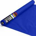 Party Solids Dark Blue Plastic Table Cover Roll 40" X 300' Table Cloth Plastic Cover Roll - Premium Quality Thick 0.5 MIL Banquet Rolls - Disposable Tablecloth Rolls