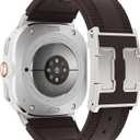 Sport Silicone Bands Compatible with Samsung Galaxy Watch Ultra Band (2025/2024) 47mm for Men Women,Soft Silicone with Magnetic Buckle Replacement Strap for Galaxy Watch Ultra