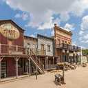 Yeele 15x10ft Western Town Backdrop West Cowboy Background for Photography Rural Countryside Wood House American Culture Photo Background Adults Party Studio Props