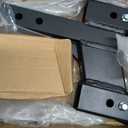 Silscvtt 2 inch Receiver Adjustable Trailer Dual Hitch Extension 2 inch Riser and 6 inch Drop 2 inch Solid Shank 10000 LBS Capacity with Pin Clip Matte Black Powder Coated