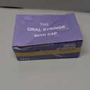 50 Pcs 1ml Syringes with Caps Oral Dispenser Individually Sterile Warpped for Medicine Dropper, Colostrum Collect Feeding Pets, Liquid