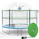 Jasonwell Trampoline Sprinkler Kids Outdside: Trampoline Accessories Waterpark Tropical Party Summer Outdoor Fun Water Games Toys Sprinklers Backyard Water Park Activity Toy for Kids Boys Girls (39FT)