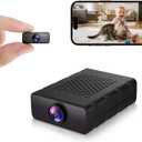 Hidden Camera, Nanny Cam for Home | Free Cloud Indoor Security Camera, Works with/ Without WiFi for Baby/ Pet/ Nanny Monitoring (deep Black)