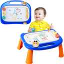 vusum Toddler Toys for 18M+ 2 3 Year Old Boys&Girls, Magnetic Drawing Doodle Board Kids Toy Etch A Pad Sketch,Toddle Boy Toy for Educational Learning of Age 18M+ 2 3 4 Boys & Girls Birthday (Blue)