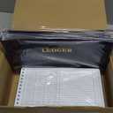 Skyygemm 2 Pcs Ring Ledger Binder with 400 Pcs 5" x 8.5" Ledger Sheets Small Index Tabs Ledger Books for Bookkeeping Accounting Ledger Business Ledger Books with Debit Credit Balance Columns