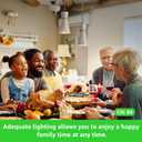 BUBO GU10 LED Bulb 6W Equivalent 50W, 2700K Soft White 650 Lumens, Non-Dimmable GU10 Bulb Replacement for Track Lighting, MR16 LED Bulb for Kitchen, Range Hood, Living Room, Bedroom, 10 Pack