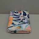 Wonnitar 2x6 Runner Rug for Hallways, Boho Floral Bathroom Rugs Non Slip Washable, Low Pile Soft Flower Scalloped Runner for Girls Bedroom Laundry Room Bedside (Light Blue, 2'x6')