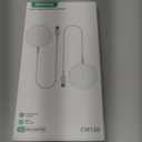 for MagSafe Charger: Magnetic Wireless Charging Pad for iPhone 17 16 15 14 13 12 Series & AirPods 4-2 Pro, Strong Magnet, Aluminum Alloy, USB-C/A Ports, Ultra-Thin & Portable, Ideal for Desk & Bedside (White)