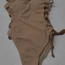 Narecte One Piece Swimsuit Women Bathing Suit Sexy High Cut Women's One-Piece Swimsuits Monokini One Piece Bathing Suit S