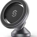 SYNCWIRE for MagSafe Car Mount - 360 Rotation Magnetic Phone Holder for Car Dashboard, Strong Magnets Car Phone Holder Mount Compatible iPhone 16 Pro Max 15 14 13 12, Samsung - MagSafe Car Accessories