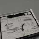 BABG Keyboard Case for iPad Air 13 inch(M3/M2)&iPad Pro 13(M5/M4),iPad Pro 12.9(6th/5th /4th/3rd Gen) Case with Keyboard,360 Rotatable,Toupad,Backlits,Pencil Charging-Black