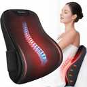 Lumbar Support Pillow for Office Chair, Back Support Pillow for Car, Recliner & Bed, Memory Foam Lower Back Cushion for Pain Relief & Improve Posture, Mesh Cover, Adjustable Straps, Gifts for Mom
