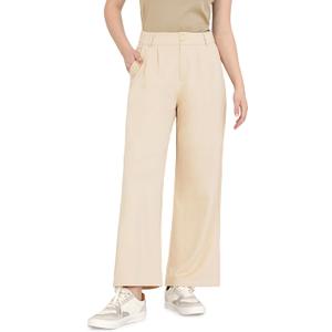 Bamans Dress Pants Wide Leg Work Business Office Casual Slacks Trousers for Curvy Women High Waisted Zipper with Pockets (Gray, XL)