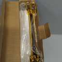 FSyueyun 2-Tier Bathroom Countertop Organizer, Tool-Less Premium Plastic Makeup Organizer - Bathroom Tray for Perfume, Skincare, Cosmetics on Dresser, or Bedroom(White and Gold)