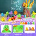 Lenwen 48 Pcs Christmas Rubber Ducks 2" Themed Rubber Ducks Bulk Party Gifts for Birthday Baby Showers Accessories Christmas Halloween Thanksgiving Party Supply