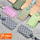 Luggage Tags for Suitcases Travel Accessories: Leather Luggage Tag 3 Pack TSA Approved Airplane Travel Essentials for Women, Bag Tags for Luggage Long Flight Must Haves Travels Gift Airport Essentials