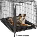 MidWest Homes for Pets Large QuietTime MAXX Ultra-Rugged Dog Bed, Water & Odor Resistant, Bolstered Edge, Non-Slip Bottom, Fits 42-inch Crates, Black