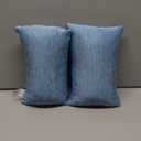 2 Pack Small Pillow, Cooling Memory Foam Mini Pillow 11 X 7 Inches for Sleeping, Travel, Nap and Neck, Knee, Lumbar Support, Tiny Cushion for Pet, Dogs (Blue)