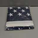 American Flag 3x5 Ft for Outside, Long Lasting, Heavy Duty Nylon, Fade Resistant, High Wind US Outdoor Flags with Embroidered Stars, Sewn Stripes, Brass Grommets