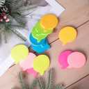 2 x (12 Pads) Bubble Sticky Notes 3x3 Inches,Cute Bright Colors Self-Stick Pads, Easy to Post for Home, Notebook, 72 Sheets/pad