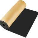 Pangda 1 Piece 36 x 79 x 1/2 Inch Extra Large Marine Foam Roll Closed Cell Rubber with Adhesive Insulation Sheets Lightweight Single Sided Tape Water Weather Resistant for Craft