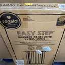 Regalo Safety 36" Extra Tall Baby Gate for Doorways & Bottom of Stairs, Pressure Mounted Walk Through Gate for Babies, Toddlers & Pets, Tested & Safe for 30 Years, American Designed, American Owned