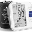 Alcedo Blood Pressure Monitor for Home Use, Automatic Digital BP Machine with Large Cuff for Upper Arm, LCD Screen, 2x120 Memory, Talking Function