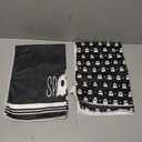 ARKENY Halloween Kitchen Dish Towels Set of 2,Black Ghost Bowknot 18x26 Inch Drying Dishcloth,Farmhouse Home Decoration AD132