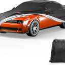 JOYTUTUS Car Cover Compatible with 2008-2026 Challenger R/T SRT T/A SXT Hellcat Scat Pack Widebody 2011-2026 Charger, Soft Cotton Inner Waterproof Outdoor Indoor Cover