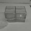 Vtopmart Stackable Storage Drawers Set of 3,Clear Plastic Organizer Bins for Makeup, Cosmetics, Beauty Supplies,Ideal for Vanity, Bathroom,Cabinet,Pantry Organization