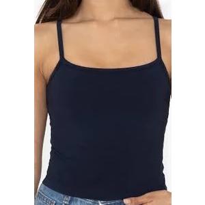 Pact Women's Cotton Camisole Tank Top with Built-in Shelf Bra, Medium