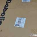 Babelio Baby Gate for Stairs, Kitchen & Doorways, No Bottom Bar| Easy Installation| One-Handed Operation| Auto-Close| Hardware Mount (Drill Needed) Safety Dog Gate (White - B17, 34" H, 29-49" W-Wide)