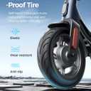 MEGAWHEELS Electric Scooter,Electric Scooter Adults Teens,10in Pneumatic Tires,350/500/600W Motor,19/31 Miles Range,15.5mph E Scooter with Smart APP Control for Commuting, Outdoor, Short Travel Gift