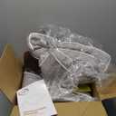 Crestlive Products Outdoor Chair Cushions Set of 4, 19" x 19" Patio Seat Cushions for Furniture with High-Density Foam, Waterproof and Fade Resistant Wicker Chair Pads for Outside Sofa, Grey (Light Gray)