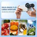 90mm Macro Lens for Smartphone, 10X Phone Lens for iPhone & Android