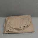 PU Stretch Fitted Rectangle Tablecloth with Elastic Edge 35 x 55 Inch Waterproof Oil Proof Table Cloth Wipeable Table Cover for Indoor Outdoor Furniture Protect (Cream Coffee,35"x55")