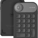 HUION Keydial Mini Bluetooth Programmable Keypad with Dial 5 Keys Anti-ghosting 18 Customized Keys, Wireless Shortcut Keyboard for Drawing Tablet, PC, MacBook, Surface Pro, Laptops