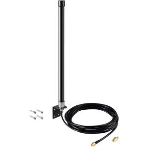 10dBi Long Range Dual Band WiFi 2.4GHz 5GHz Fiberglass Antenna for WiFi Router PCI-E Network Card Repeater Wireless Reolink Security IP Camera Netgear TP-Link ASUS WiFi6 Router, Eifagur