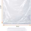 Clear Engine Storage Cover Bags, Extra-Thick Heavy-Duty Transparent PE Protective Covers for Engine Storage and Workshop Use, 5-Pack or 10-Pack, 39.4 x 47.2 in & 55.1 x 55.1 in