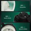 SCITOO HVAC Heater Blower Motor with Fan Cage Front 700246 For Kia For Soul l4 1.6L 2010 2011 2012 2013,For Kia For Soul l4 2.0L 2010 2011 2012 2013