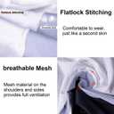 COOLOMG Adult Baseball Chest Protector Mens Padded Shirt Heart Guard Sternum Protection for Football Lacrosse Softball