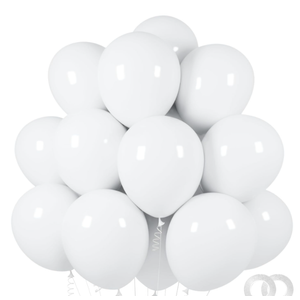 Asiyuhy White Balloons 100 Pack 