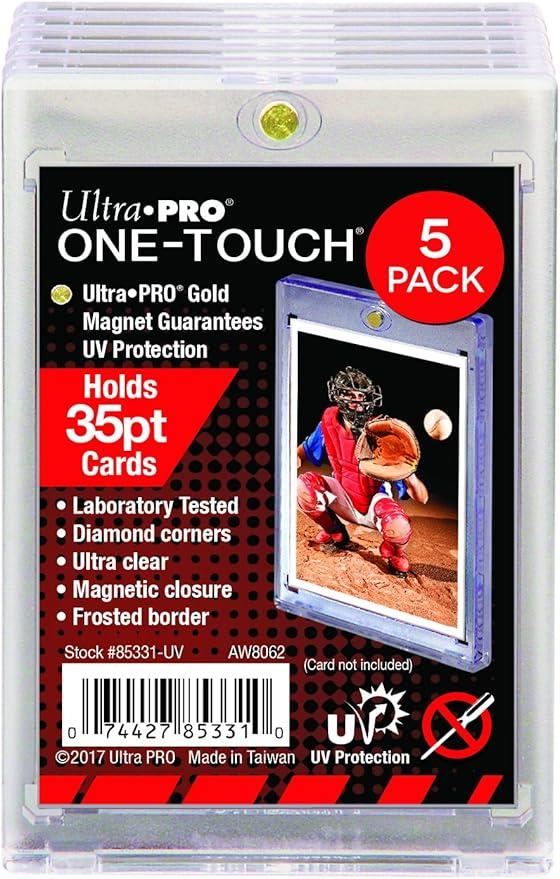 Ultra Pro 35-Point ONE-Touch Magnetic Trading Card Holder (Pack of 5)