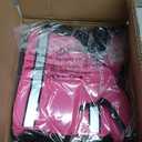 BAGAIL Adjustable Weighted Vest, 20-32lb Rucking Vest for Women & Men with 6 Weights & Large Pocket, Weight Vest for Home Workouts, Running, Walking and Strength Training - Pink