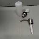 SAMODRA Kitchen Sink Soap Dispenser, Lotion Dispenser,ABS Dispenser Built-in Pump Brushed Nickel Head with 11 oz PET Bottle, Refill from Top