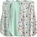 LITTLE TOTS BABY 3 Pack Spacious Toddler Sleep Sack Wearable Blanket – Ultra Soft Breathable Jersey-Like Sleep Solution for Night Sleep Comfort (18–24M)