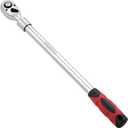 EWerk - Telescopic Ratchet Wrench - 1/2 Inch Drive, 72 Teeth - Extendable Handle 18-24 Inches - With 6 Locking Positions - Heavy Duty Retractable Socket Wrench with Long Handle - Torque 660 Nm
