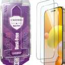 UNBREAK Recyclable for iPhone 16 Pro Max Screen Protector [Eco-Friendly][Military Grade] Flexible Tempered Glass Film 16 ProMax Dust-Free,Full Edge Coverage, 6.9" 2 Pack