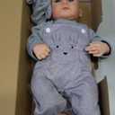 Thorugod Realistic Reborn Baby Dolls - 18 Inch Real Life Newborn Baby Dolls, Soft Cloth Body Baby Dolls That Look Real for Kids Age 3+